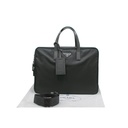 Prada In Re-Nylon And Saffiano Briefcase Black