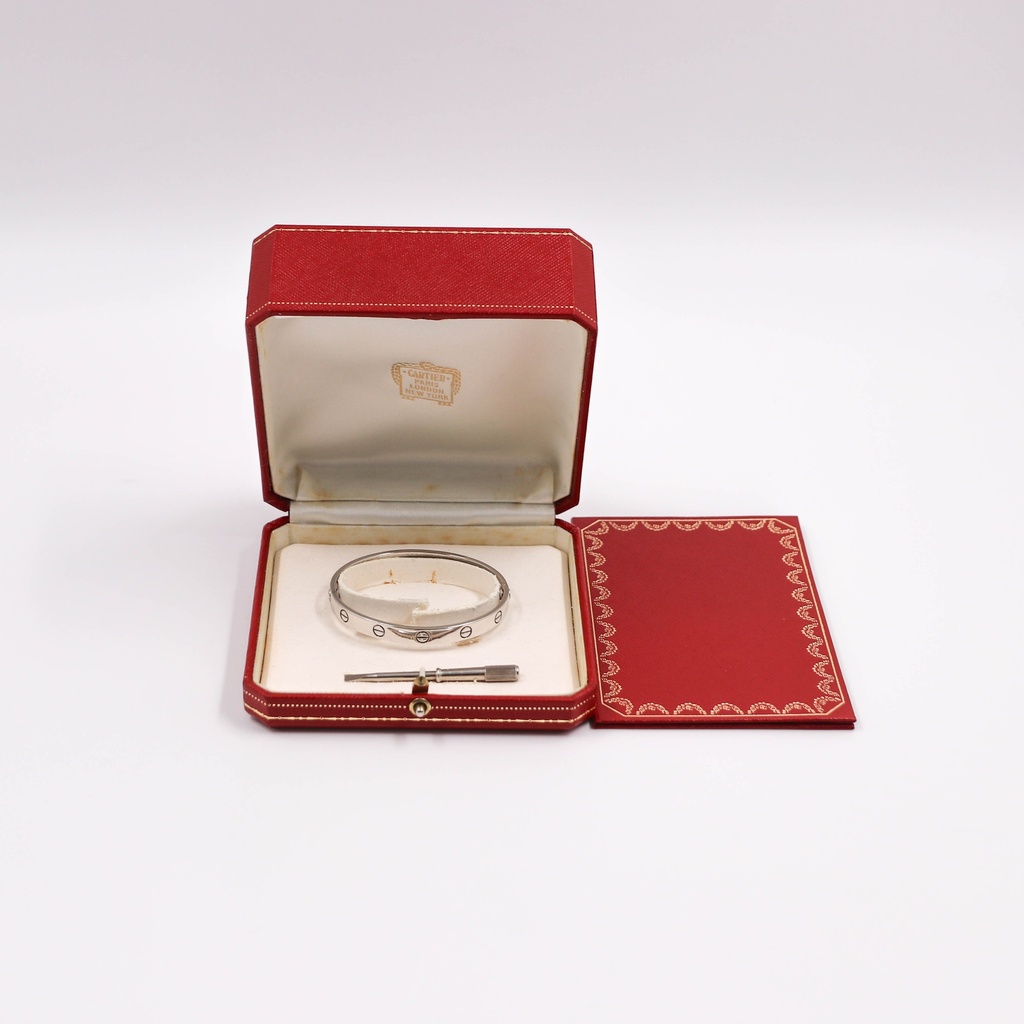 (7584_0119) Cartier WG 750 Love Breath 33.4g Bracelets & Bracelets (Precious Metal)