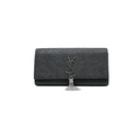 Saint Laurent Kate Clutch Sparkle Black