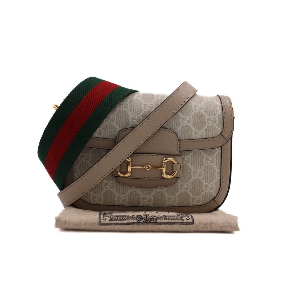 Gucci Horsebit 1955 Mini Bag In White Leather 658574