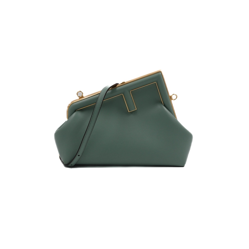 Fendi Shiny Nappa Small Fendi First Menta
