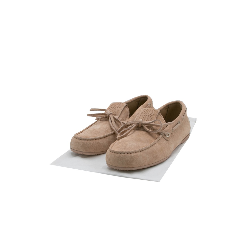Christian Dior Miss Dior Street Moccasin Nude Suede Size 39