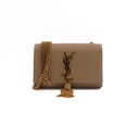 Saint Laurent Kate Small Tassel in Grain De Poudre Embossed Leather Bag