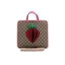 Gucci Children's 3D Strawberry GG Supreme Handbag 630589