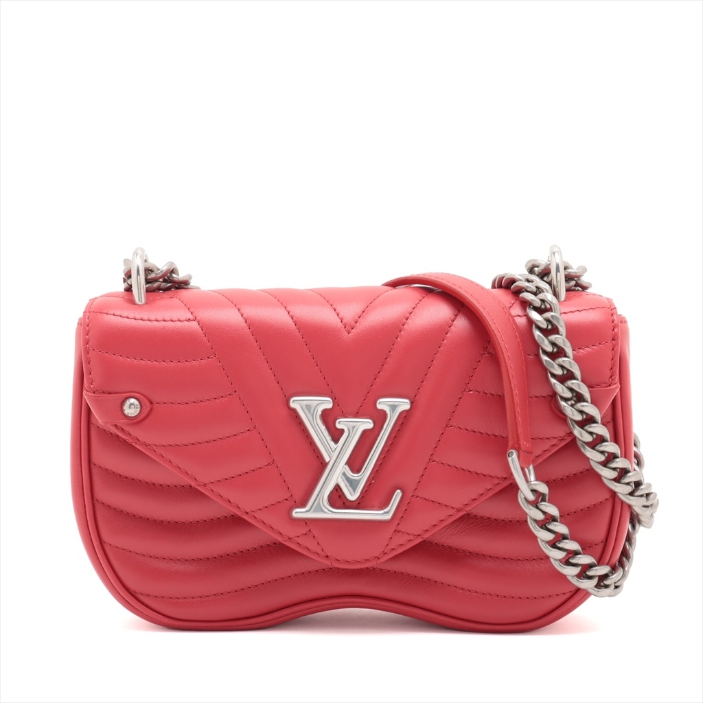 Louis Vuitton New Wave PM Red Chain Shoulder Bag