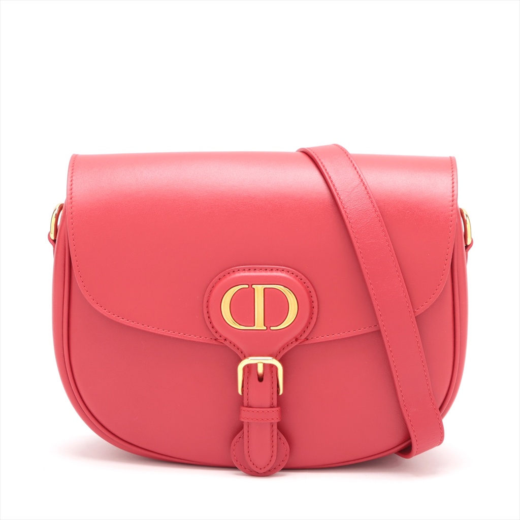 Christian Dior Bobby Leather Shoulder Bag Red