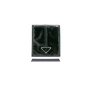 Prada Bifold Compact Wallet Soft Lux Black 2M0513