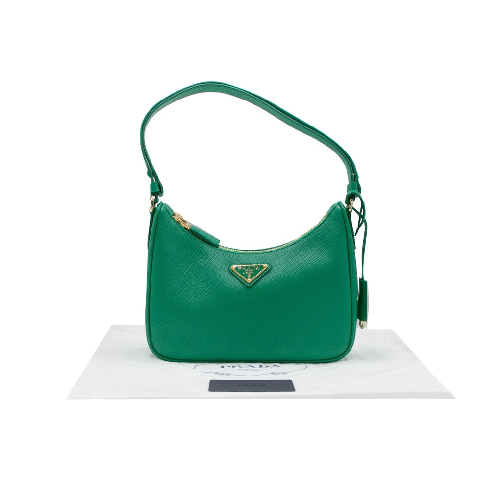 Prada Re-Edition Sacca Saffiano Lux Leather Mini Bag 1BC204