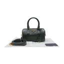 Prada Re-Edition Boston Saffiano Leather Mini Top Handle Bag