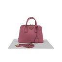 Prada Saffiano Lux Small Promenade Tote Orchidea