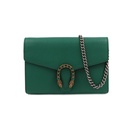 Gucci Calfskin Mini Dionysus Chain Wallet Green