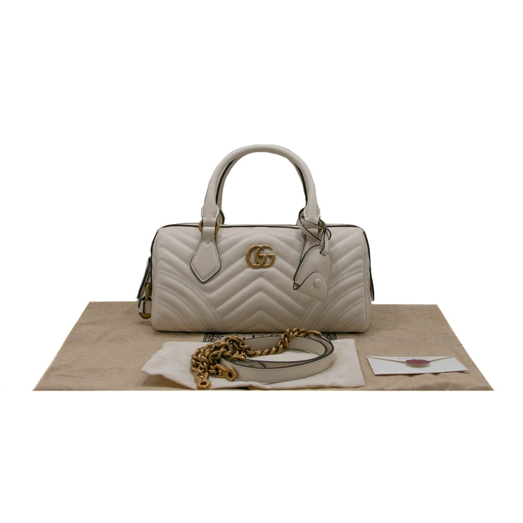 Gucci GG Marmont Matelassé Chevron Leather Small Top Handle Bag 746319