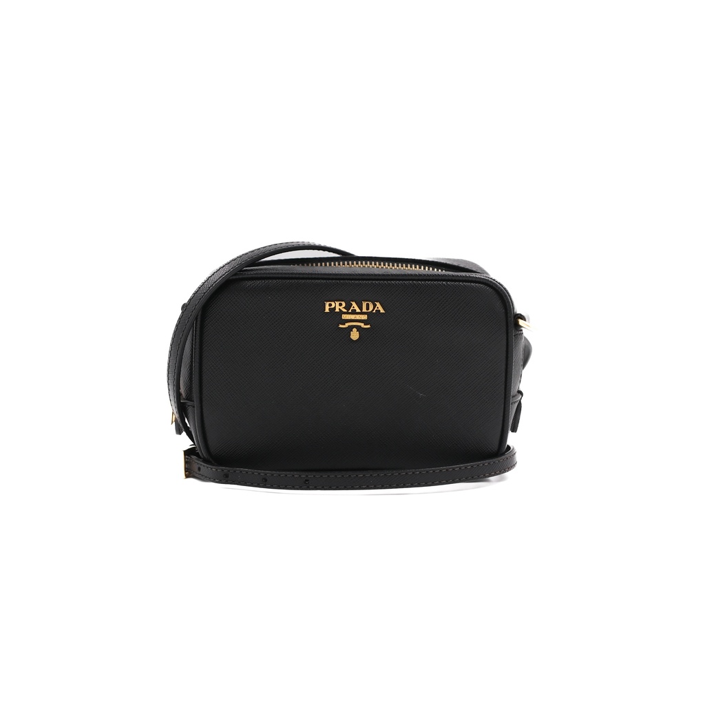 Prada Zip Crossbody Bag Saffiano Leather Mini