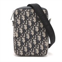 Dior Oblique Canvas Oblique Shoulder Bag Navy Blue