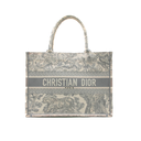 Christian Dior Toile de Jouy Canvas Medium Book Tote