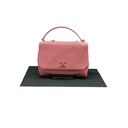 Chanel Calfskin Stitched Small Flap Bag Pink