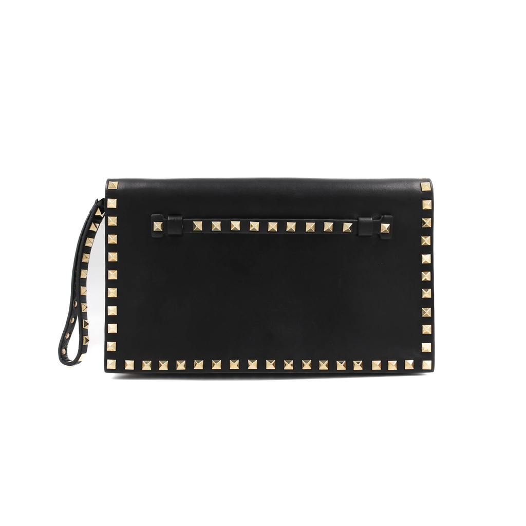 Valentino Garavani Rockstud Clutch Black