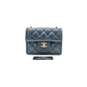 Chanel Caviar Mini Sweet Classic Flap Navy Blue