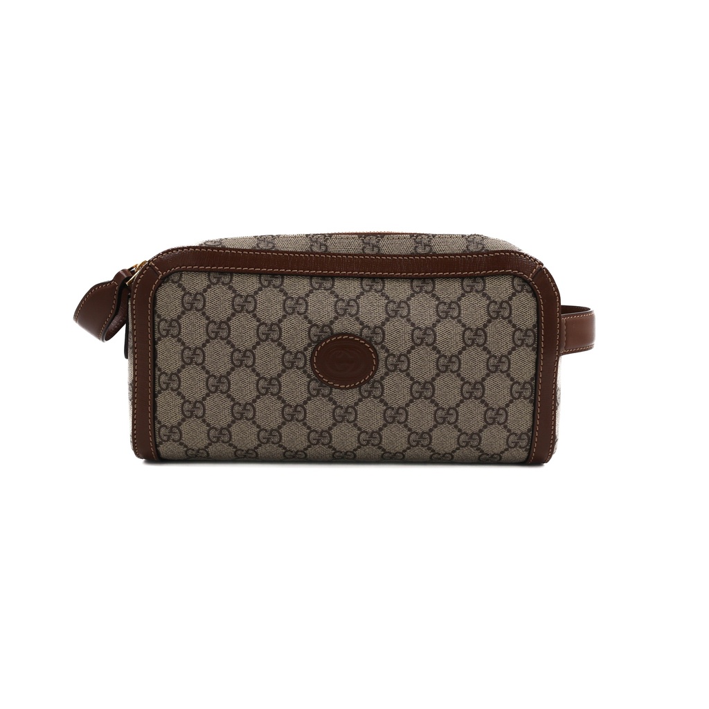 Gucci GG Supreme Interlocking Clutch 730116