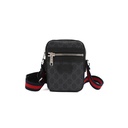 Gucci GG Supreme Monogram Web Small Camera Messenger Bag 