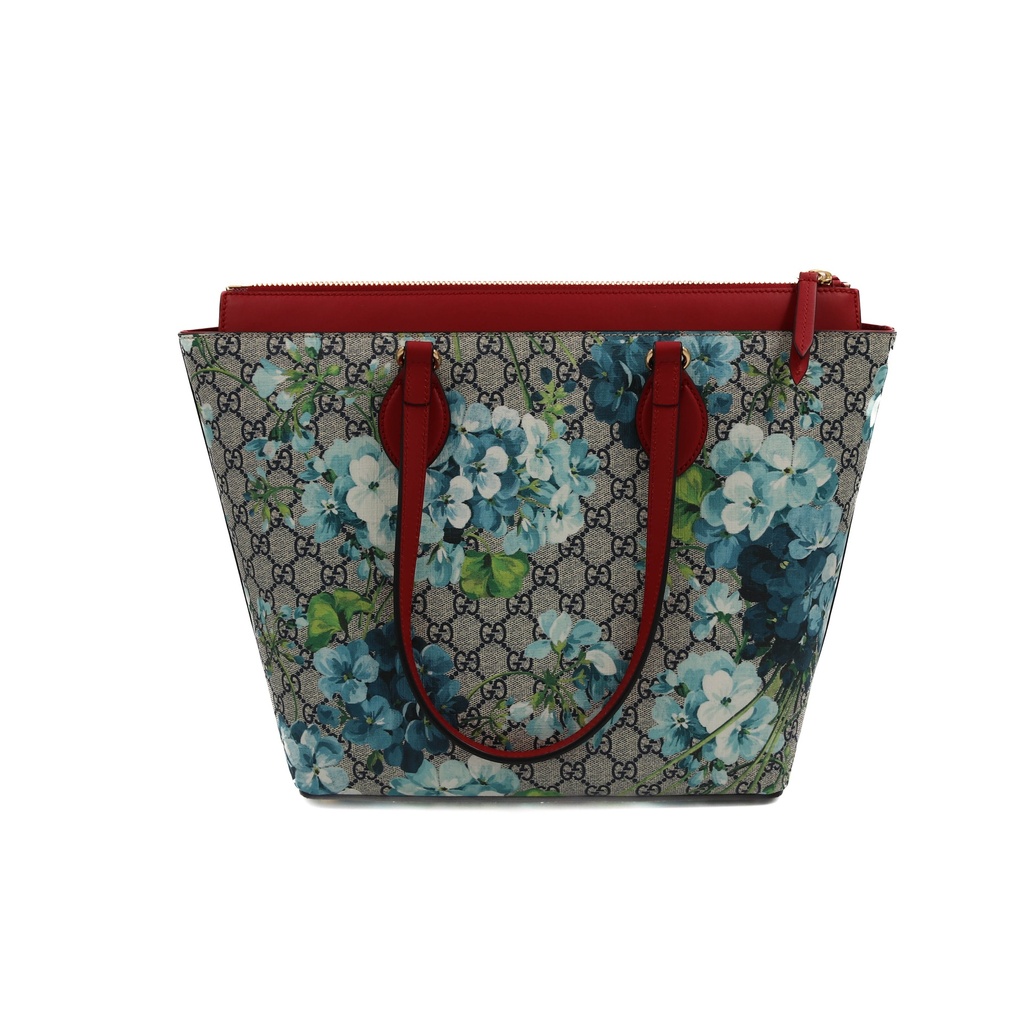 [Gucci-19665] Gucci Medium GG Supreme Blooms Tote 546315