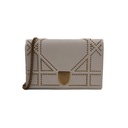 Christian Dior Studded Diorama Wallet On Chain