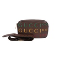Gucci Logo Brown Leather Belt Bag 602695