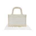 Christian Dior Camo Canvas Mini White Book Tote