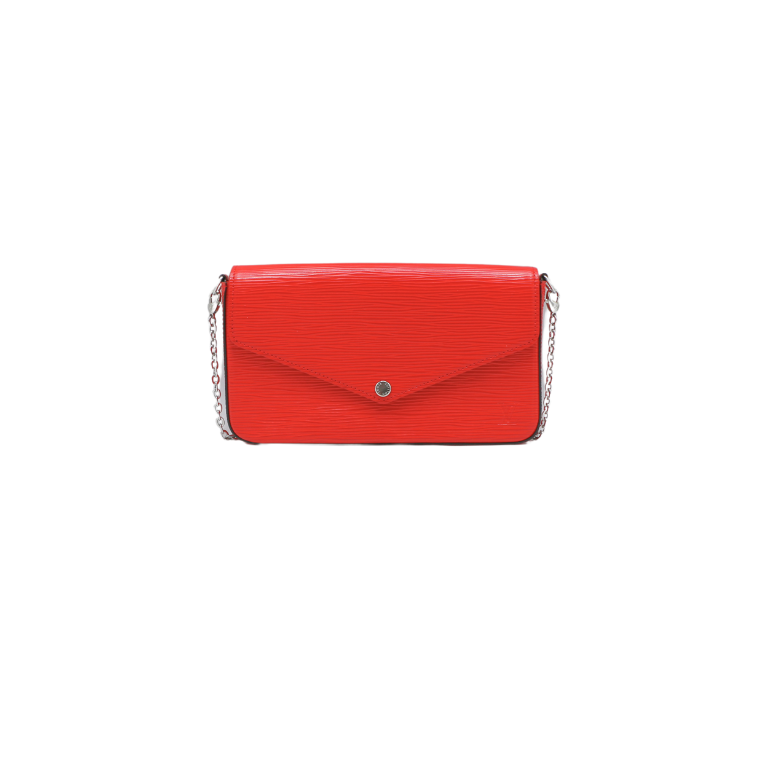 Louis Vuitton Epi Pochette Felicie Red