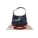 Gucci Jackie 1961 Small Shoulder Bag Blue and Red 636706
