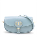 Christian Dior Bobby East West Leather Shoulder Bag Blue