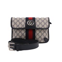 Gucci GG Supreme Waist Bag Navy Blue 674081