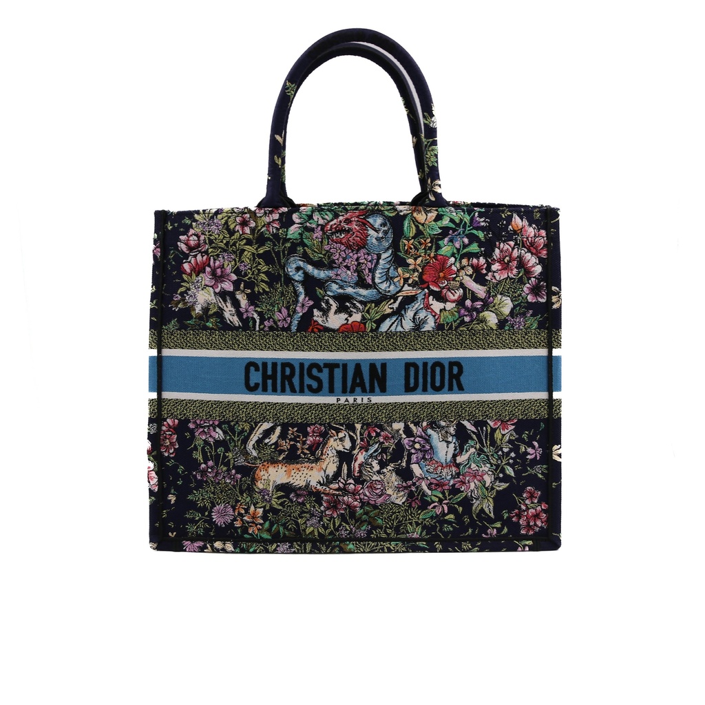 Christian Dior Large Multicolor Book Tote 