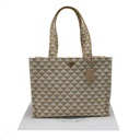 Prada Large Symbole Embroidered Fabric Handbag