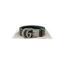 Gucci GG Marmont Black Leather Reversible Belt 627055 In Size 90 