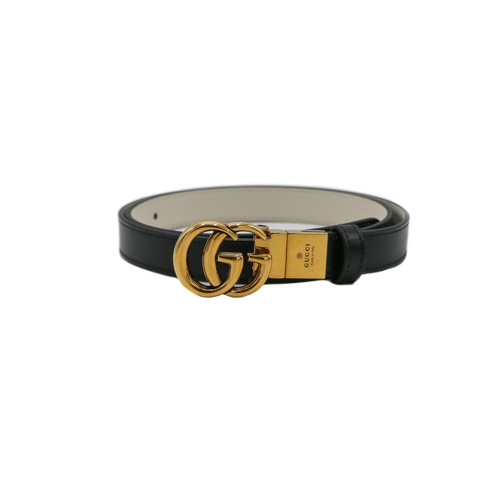 Gucci GG Marmont Reversible Thin Belt 659418 Size 85 34