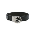 Gucci Reversible Signature Belt Black and Brown 473030 In Size 95 38