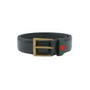 Gucci Leather Belt With Web 495125 95 38