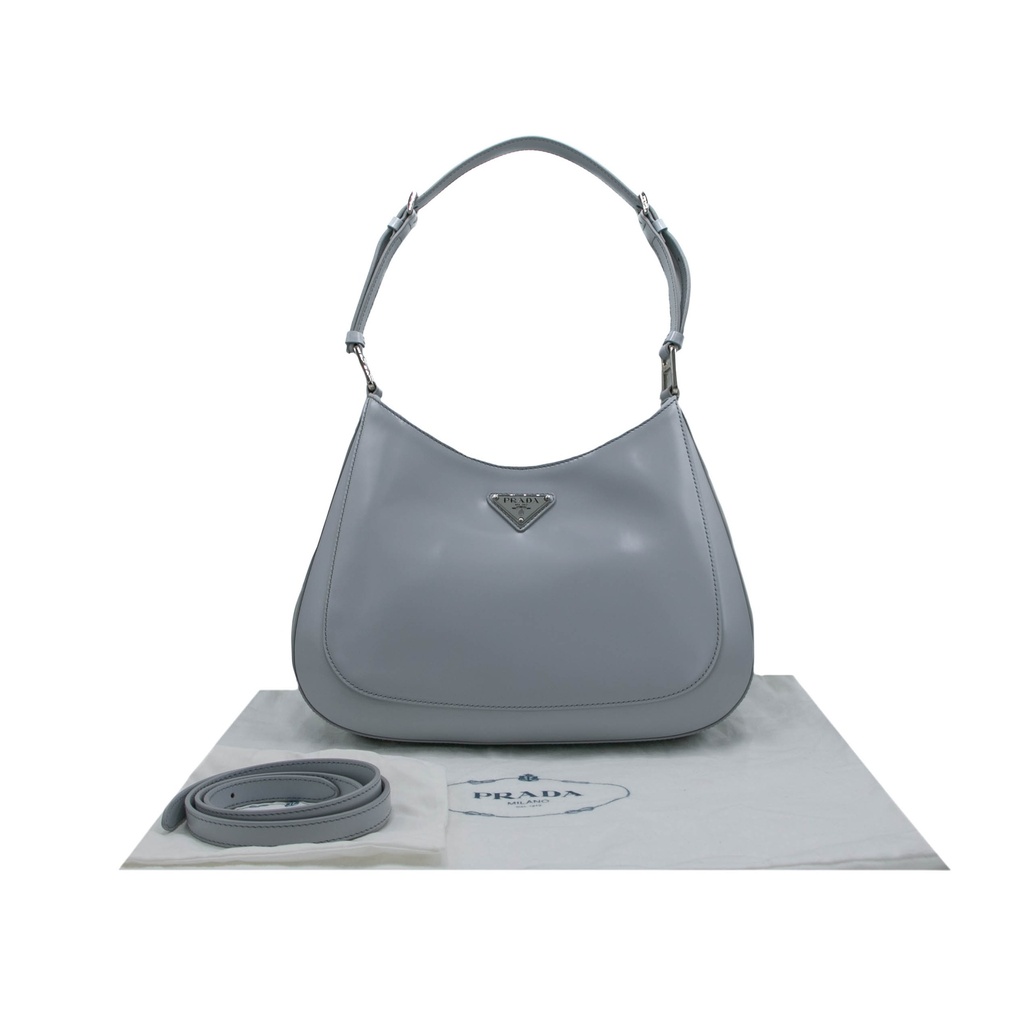 Prada Cleo Brushed Leather Shoulder Bag