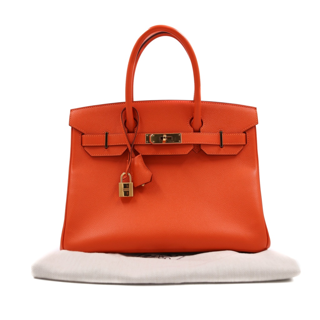 Hermes Birkin 30 Togo Year 2015 Orange