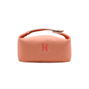 Hermes Canvas Small Bride-A-Brac Pouch Goyave