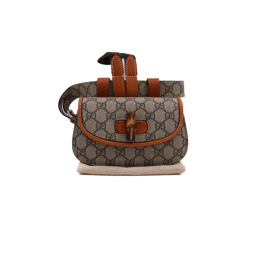Gucci Bamboo 1947 Mini Belt Bag in GG Supreme Canvas 681137