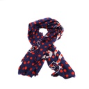 Gucci Blue Polka Dot Print Modal Silk Scarf In Size 140x140