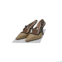 Christian Dior J'Adior Slingback Pump Natural Technical Fabric In Size 37