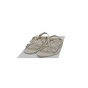 Christian Dior Leather Sandal White In Size 35 1/2