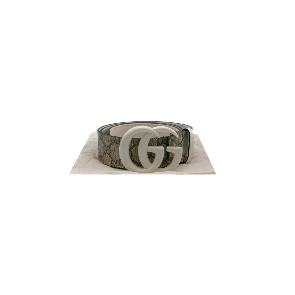 Gucci Re-Edition Wide Leather Belt 400593 Size 85 34