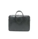 GG Medium Briefcase Black Jumbo GG Leather 792264