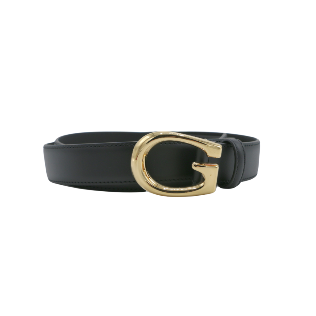 [Gucci-20515] Gucci Thin Belt With G Buckle 655566 In Size 100 40