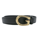 Gucci Thin Belt With G Buckle 655566 In Size 100 40