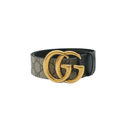 Gucci Re-Edition Wide Leather Belt 400593 Size 85 34